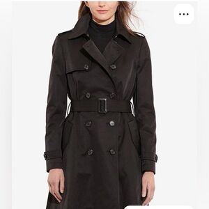 Ralph Lauren Women's Belted Water Resistant Trench Coat, Created for Macy's sz M